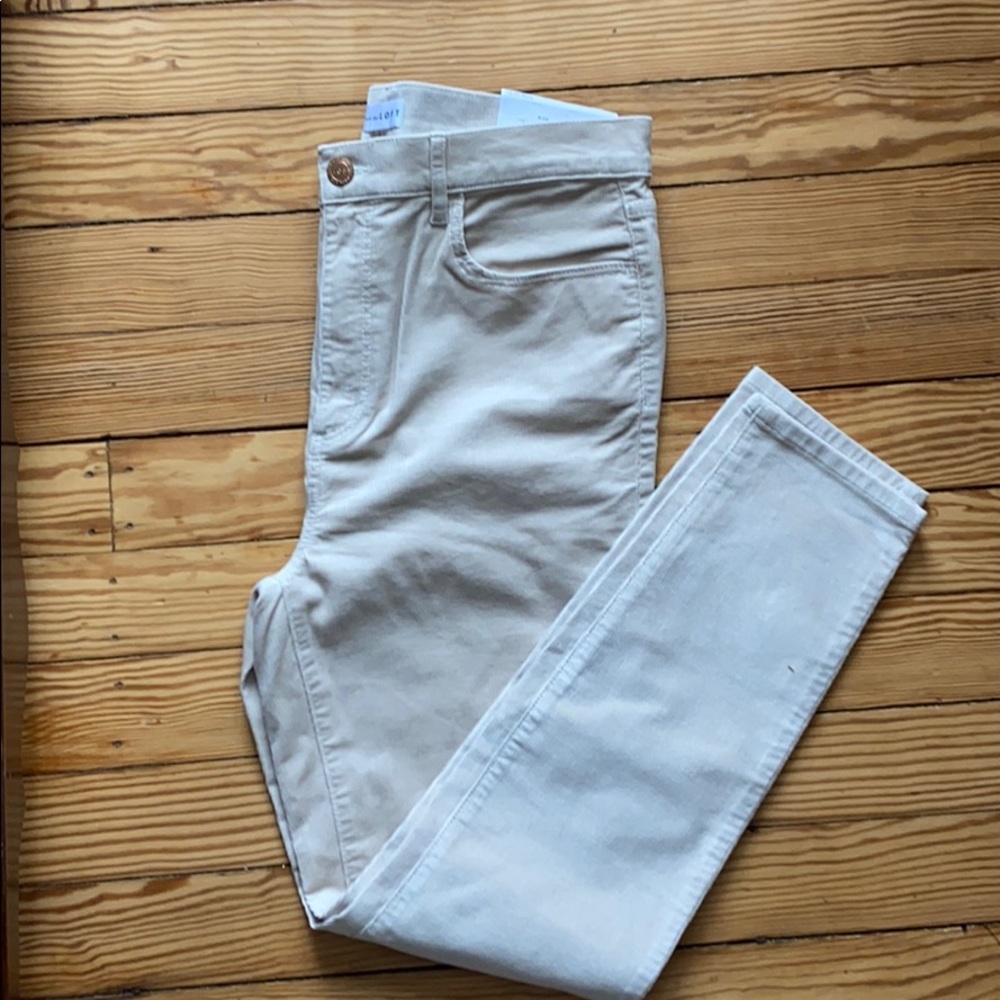 Loft Courduroy high waist skinny pants
